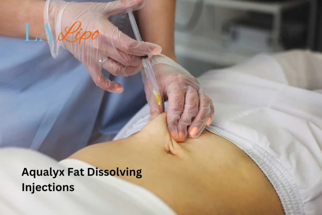 woman having fat dissolving injections Stratford New Town in the stomach