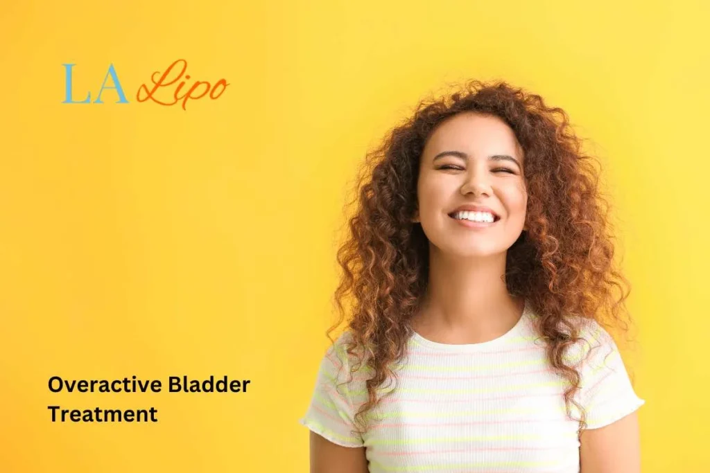 woman smiling about overactive bladder treatment Stratford New Town solutions