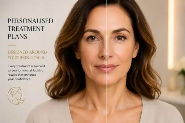 Before and after results of Collagen Lift Therapy Stratford New Town
